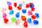 Free Colored Assorted Gemstones Isolated Stock Image - 8878021