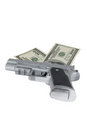 Free Gun And Money Stock Image - 8889341