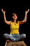 Free Young Brunette Meditates Stock Images - 8880264