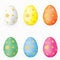 Free Easter Eggs Vector Royalty Free Stock Photography - 8888717
