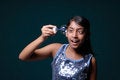 Free Girl Holding A Soap Bubble Royalty Free Stock Photos - 8896418