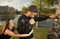 Free Man Fighting A Tree Stock Photography - 8891482