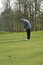 Free Male Golfer Putting Stock Photo - 8898710