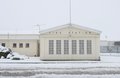 Free Rural Fire Station In Snowstorm Royalty Free Stock Images - 894289