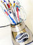 Free Blender Full Of Pens And Pencils Stock Photos - 894793