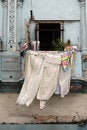 Free Clothes Dried On Balcony Royalty Free Stock Photography - 8907507