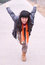 Free Girl Standing In The Flying Pose Royalty Free Stock Photography - 8905847