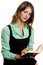 Free The Girl With The Book Royalty Free Stock Images - 8911389