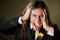 Free Handsome Man In Formalwear Screaming Stock Photography - 8911422