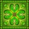 Free Retro  Green Ornament Stock Image - 8912191