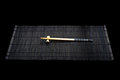 Free Japanese Chopsticks On Bamboo Mat Stock Photo - 8921900