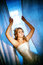 Free Bride By The Window Royalty Free Stock Image - 8923636