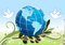 Free Peace To The Earth With White Doves Stock Images - 8925604