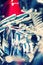 Free Classic View Of A Motorcycle Engine Stock Photos - 8928453