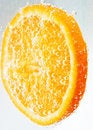 Free Bubbly Orange Slice. Stock Photography - 8932262