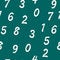 Free Seamless Digit Pattern Stock Photography - 8930832