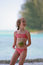 Free Girl Holding Coconut Stock Images - 8931524