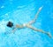 Free Woman Swims Underwater Stock Photography - 8934322