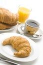 Free Continental Breakfast Of Coffee And Croissants Stock Photo - 8952870
