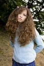 Free Young Attractive Woman With Clover In Hair Royalty Free Stock Images - 8955959