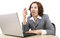 Free Woman With Laptop Royalty Free Stock Photography - 8950457