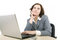 Free Woman With Laptop Royalty Free Stock Photography - 8950477