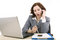 Free Woman With Laptop Stock Image - 8950491
