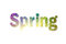 Free Spring Text With White Background Stock Photos - 8950673