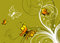 Free Floral Abstract Background With Butterflies. Royalty Free Stock Images - 8951419