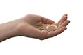 Free Coins In Hand Stock Images - 8960024