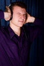 Free Portrait Of Young DJ Indoors Stock Photos - 8965823