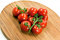 Free Cherry Tomatoes On A Wooden Cutting Board Royalty Free Stock Image - 8964596