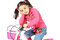 Free Little Girl On A Bike Stock Image - 8965641