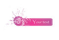 Free Vector. Purple Floral Frame Stock Image - 8976461