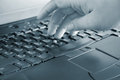 Free Working On A Laptop Royalty Free Stock Photos - 8979878