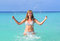 Free Beautiful Young Girl In The Water Royalty Free Stock Image - 8971006