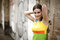 Free Woman Wearing Colorful Dress Royalty Free Stock Images - 8971269
