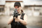 Free Young Woman With Assault Rifle Royalty Free Stock Photo - 8971435