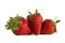 Free Isolated Fruits - Three Strawberries Stock Photos - 8975963