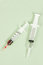 Free Two Syringes On Green Background Royalty Free Stock Photo - 8976205