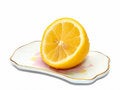 Free Half Of A Lemon Stock Photo - 8980480