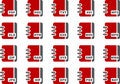 Free Document Icon Set Royalty Free Stock Photos - 8984248