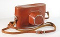 Free Old  Photo Camera Leather Case Royalty Free Stock Photography - 8984607