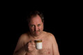 Free Older Man Drinking Beverage Stock Photos - 8993813