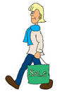 Free Girl With A Bag Royalty Free Stock Photos - 90018