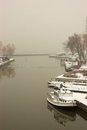 Free Snowy Harbour Royalty Free Stock Photos - 900848