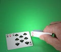 Free Poker Hand With Aces And Eights Stock Photo - 902760