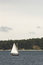 Free Boat Sails Outside Halifax Royalty Free Stock Photography - 900937