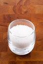 Free Fleur De Sel, White Sea Salt Crystals In Glass Stock Photography - 9009962