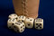 Free Dice Cup And Dice Royalty Free Stock Photos - 9001788